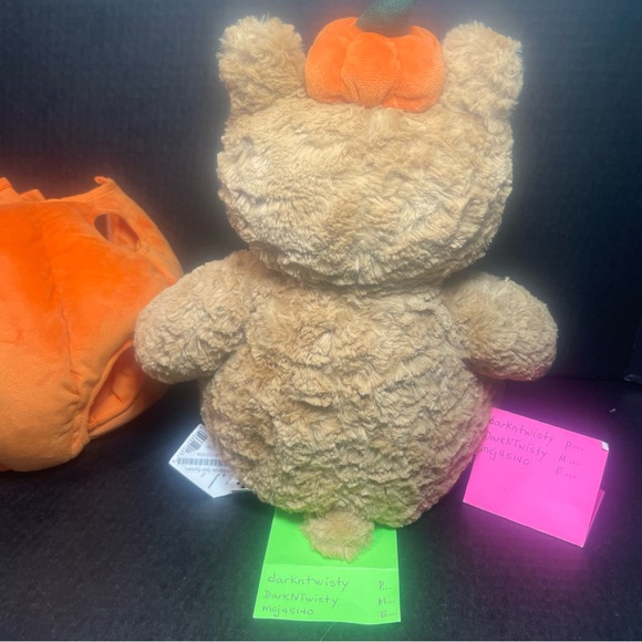RETIRED BNWT JELLYCAT BARTHOLOMEW BEAR PUMPKIN PRICE VERY FIRM NO OFFERS PLEASE - Picture 13 of 16